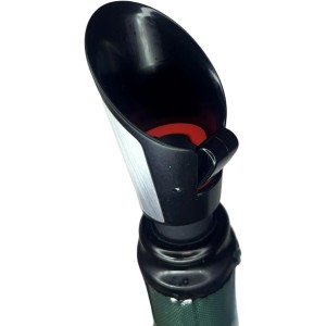 Reusable Wine Stopper Pourer - 2-in-1 Airtight Bottle Stopper with Leakproof Pour Spout - Wine Preserver for Red & White Wine - Bar Accessories Gift