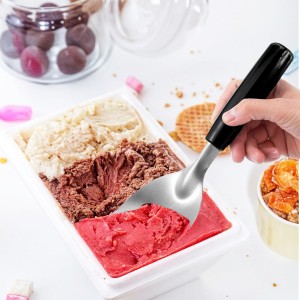 4 Pack Ice Cream Spade Heavy Duty - Stainless Steel Flat Ice Cream Scoop, Scooper for Hard or Creamy Dessert Spade Butter Cutter