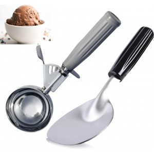 Professional Ice Cream Scoop Set, Stainl...