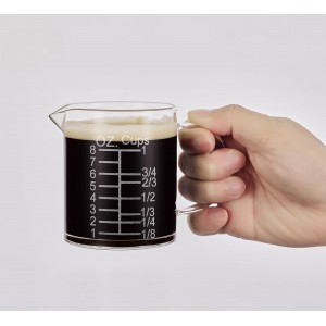 Ackers Etched Graduated Glass Measuring ...