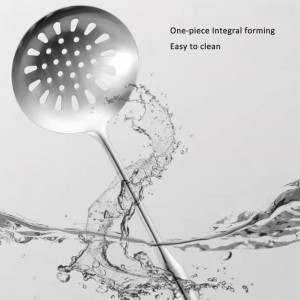 304 18/10 Stainless Steel Kitchen Utensils Set 11 Pcs Long Metal Cooking Utensil, Spatula, Soup spoon, Leaking shovel, Ladle, Tunner, Pasta Server, Meat Fork, Tongs Kitchen Tools Set, Dishwasher Safe