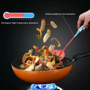 304 18/10 Stainless Steel Kitchen Utensils Set 11 Pcs Long Metal Cooking Utensil, Spatula, Soup spoon, Leaking shovel, Ladle, Tunner, Pasta Server, Meat Fork, Tongs Kitchen Tools Set, Dishwasher Safe