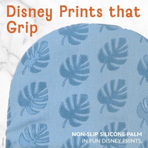 Disney Oven Mitts 2-Pack - 5.5” x 7.5” Heat-Resistant Mini Oven Mitts with Non-Slip Printed Silicone Disney Silhouettes - Pot Holders for Kitchen - Mickey & Minnie, Stitch, Winnie the Pooh
