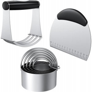 Biscuit Cutter Set, Dough Blender, Pastr...
