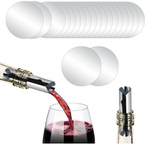 Wine Pourer Disc,Silver Wine Pourer and ...