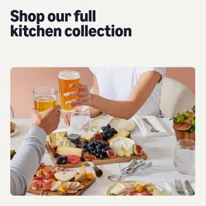 Amazon Basics Wooden Cooking Utensils, 6-Piece Set, Acacia Wood, Pre Oiled, Cookware-Safe