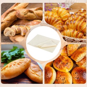 4PCS Tea Towels for Baking Sourdough, 14x18.8 Inch Reusable Thick Bread Towels for Proofing, Bread Cloth for Baguettes, Pastry, Loaves