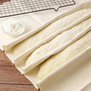 4PCS Tea Towels for Baking Sourdough, 14x18.8 Inch Reusable Thick Bread Towels for Proofing, Bread Cloth for Baguettes, Pastry, Loaves