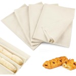 4PCS Tea Towels for Baking Sourdough, 14x18.8 Inch Reusable Thick Bread Towels for Proofing, Bread Cloth for Baguettes, Pastry, Loaves