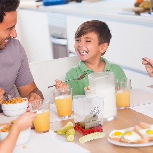 Wanheart Fruit Slicer Cup 2 Pack Stainless Steel Cutter for Strawberry Banana Grape Boiled Egg Compact Kitchen Gadget for Quick Food Prep