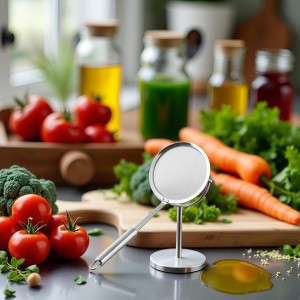 Stainless Steel Fine Mesh Strainer Spoon - Strainer Fine Mesh Skimmer | Beyond Draw Mesh Strainer, Cooking Food Strainer Ladle For Skimming Grease And Foam For Soybean Milk, Juices