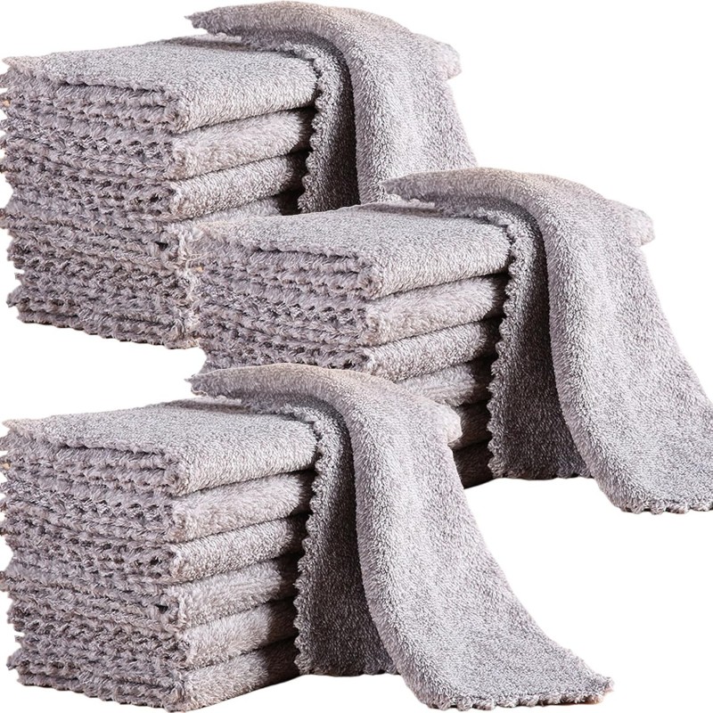 20 Pack Kitchen Dish Cloths 10