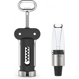 KITCHENDAO 3 in 1 Wing Corkscrew Wine Bo...