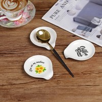 Coffee Spoon Rest for Coffee Bar Accessories, Small Spoon Rest for Coffee Station, Mini Coffee Spoon Holder for Tea Spoon, Stirring Spoon, Teaspoon, Coffee Stirrers, Ceramic Kitchen Decor