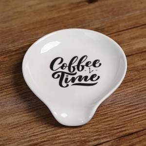 Coffee Spoon Rest for Coffee Bar Accessories, Small Spoon Rest for Coffee Station, Mini Coffee Spoon Holder for Tea Spoon, Stirring Spoon, Teaspoon, Coffee Stirrers, Ceramic Kitchen Decor