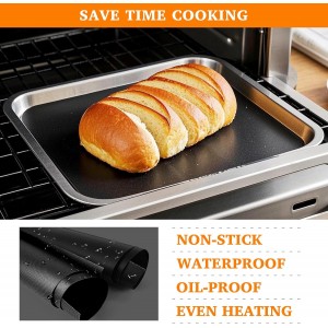 5 PCS Teflon Mats Oven Liner for Emeril Lagasse 26 QT French Door 360 Air Fryer, Reusable Air Fryer Liners for Emeril Lagasse Accessories