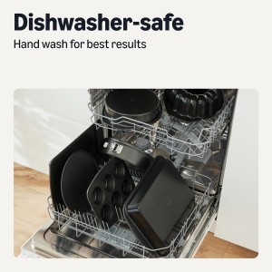 Amazon Basics Nonstick Springform Pan, Dishwasher and Oven-Safe, 10 in., Carbon Steel