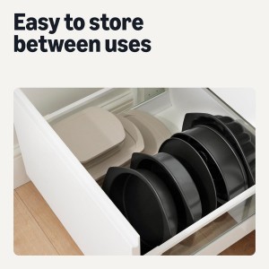 Amazon Basics Nonstick Springform Pan, Dishwasher and Oven-Safe, 10 in., Carbon Steel