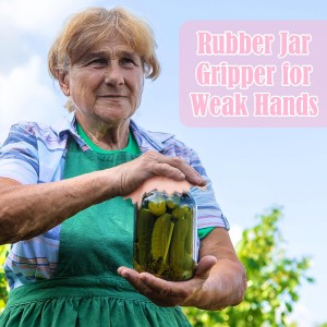 Maxdot 4 Pcs Large Rubber Jar Opener Pad Jar Opener 6.10 Inch Multi Function Non Slip Jar Opener Resistant Coasters for Weak Arthritis Hands Seniors Easy Opening (Macaron Colors)