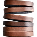 Wood Coaster for Drinks, Set of 6, Squircles Absorbent and Insulation Felt Stackable Cup Holders, Coasters for Wooden Table, Designed by S1EGAN