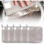 2025 New Multipurpose Wire Dishwashing Rags for Wet and Dry, Metal Scrubbing Pads Sponge Cloths Towels Clean, Non-Scratch Wire Dishcloth for Home Kitchen Dishes, Sinks (5 Pcs)