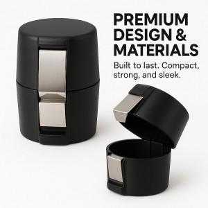 Egg Shell Opener 2-in-1 Egg Cracker & Peeler – Opens Raw Eggs & Peels Hard Boiled Eggs in Seconds – No-Mess Kitchen Gadget for Easy Egg Prep (black)