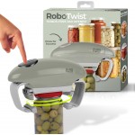 Robotwist Higher Torque Electric Jar Opener for Weak Hands, Automatic Lid Opener for Seniors with Arthritis, One Touch Battery Operated, Hands-Free, Fits 1.2-3.5