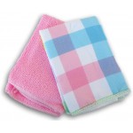 Easter Pastel Gingham Microfiber Dish Cloth Set - 2 Count