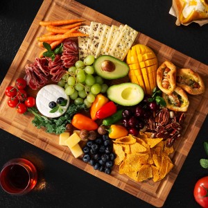 XXX Large Bamboo Cutting Board with Non Slip Feet and Over Sink Butcher Block Chopping Board Nice Solid Thick Wooden Juice Groove Huge Big XXl xlarge Best Hardwood Kitchen Counter Organic