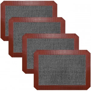 Small Silicone Baking Mats, Set of 4, 11...