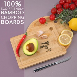 Small Cutting Board Set of 2 - Compact with Juice Groove for Fruits, Vegetables, Cheese & Sandwiches, Lightweight & Non-Toxic Mini Boards for Charcuterie, Camping & Kitchen