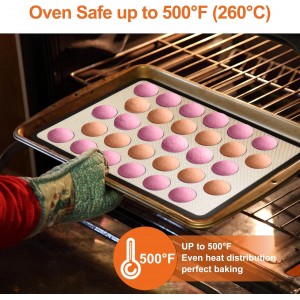 HOOMIL Macaron Silicone Baking Mats, 13