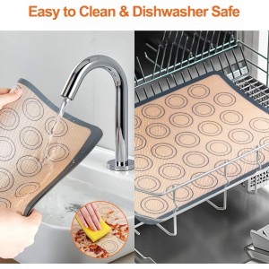 HOOMIL Macaron Silicone Baking Mats, 13