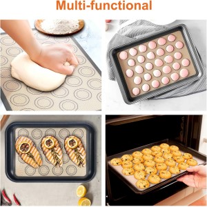 HOOMIL Macaron Silicone Baking Mats, 13
