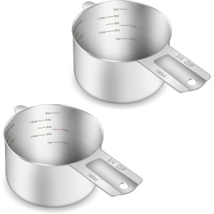 2PCS 3/4Cup (180ml, 6oz) Single Measurin...