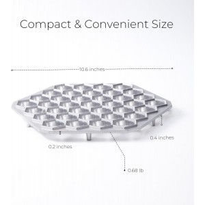 Pelmeni Maker – 37-Hole Aluminum Pelmeni Mold, Russian Ravioli Maker, Dumplings Mold for Homemade Siberian Meat Dumplings, Pierogi, and Pastry Dough Press