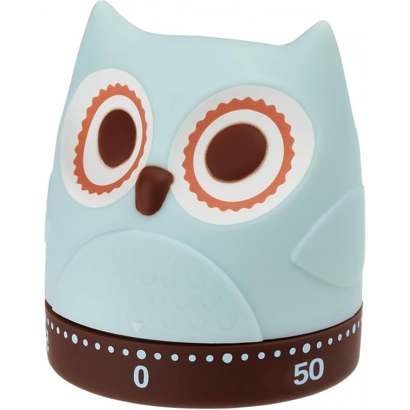 Mechanical Kitchen Timer, Cute Wind Up 60-Minute Manual Countdown for Kids, Classroom, Home, Study and Cooking