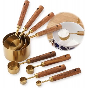 Premium Stainless Steel Measuring Cups a...