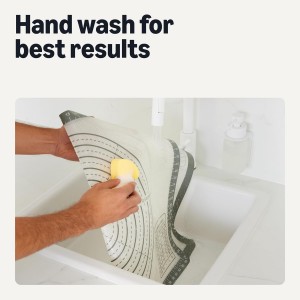 Amazon Basics Nonstick Silicone Pastry Baking Mat with Measurements, BPA-Free, Oven-Safe, Extra Large 20 x 28 in