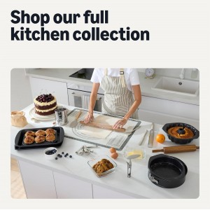 Amazon Basics Nonstick Silicone Pastry Baking Mat with Measurements, BPA-Free, Oven-Safe, Extra Large 20 x 28 in