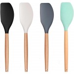 Large Wooden Handle Spatula Set, 12