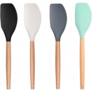 Large Wooden Handle Spatula Set, 12