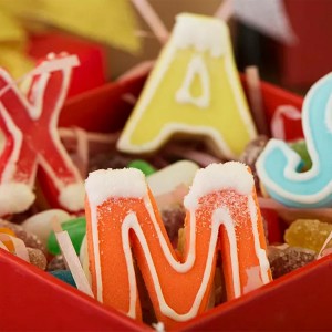 Alphabet Cookie Cutter Tool Set, 26 Pcs 1 Inch Stainless Steel Cookie Cutter Set Fondant Biscuit Fruit Dough Mold Tools for Halloween, Christmas,Birthday Party Decorations (Small-Letter)