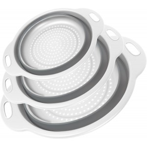 Collapsible Colander 3-Pack Set Space-Sa...