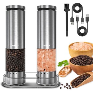 Electric Salt and Pepper Grinder Set Rec...