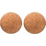 2Pcs Wooden Wine Cork Ball Stopper Plugs for Wine Decanter Carafe Bottle Replacement Wine Stoppers and Pourers Bar Tools