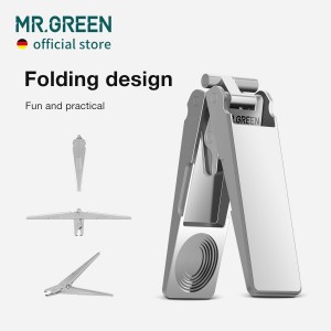 MR.GREEN Innovative Folding Nail Clippers Collapsible Nail Cutters Stainless Steel Nail Scissors Portable Travel Manicure Tools