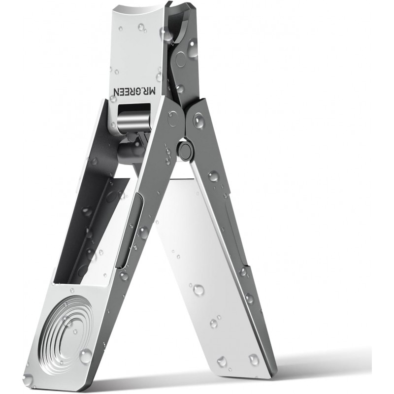 MR.GREEN Innovative Folding Nail Clippers Collapsible Nail Cutters Stainless Steel Nail Scissors Portable Travel Manicure Tools