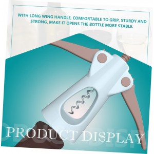 LIFKOME Cork Screw Wine Opener Wine Bottle Wing Opener Stainless Steel Corkscrew Easy to Clean Design