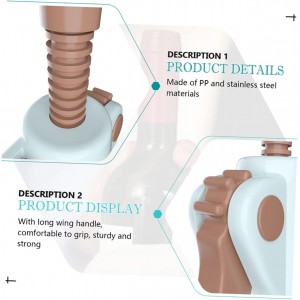 LIFKOME Cork Screw Wine Opener Wine Bottle Wing Opener Stainless Steel Corkscrew Easy to Clean Design